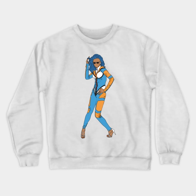 Naomi Smalls Crewneck Sweatshirt by doctorbihcraft